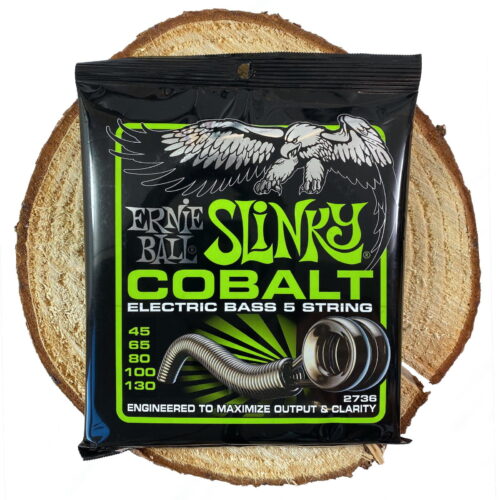 EB2736 Struny do gitary basowej Ernie Ball Slinky Cobalt Bass 5