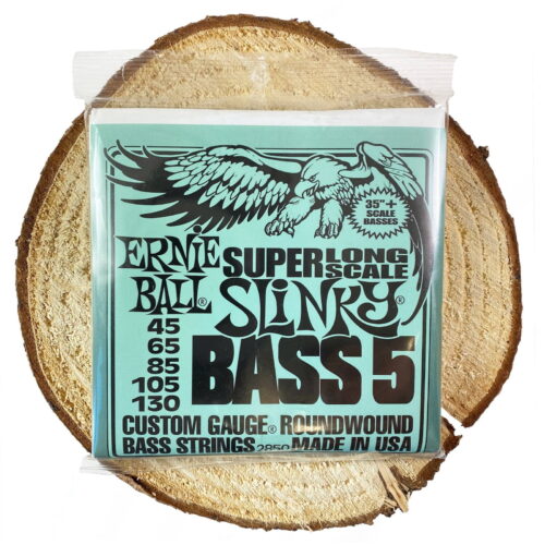 EB2850 Struny do gitary basowej Ernie Ball Super Long Scale Slinky Bass 5
