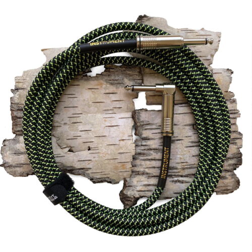 Ernie Ball Black/Green kabel gitarowy / instrumentalny 3.05 m