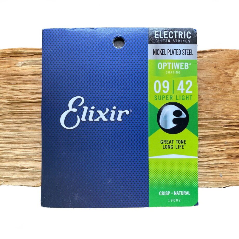 Elixir 19002 Optiweb Super Light - struny do gitary elektrycznej 9-42