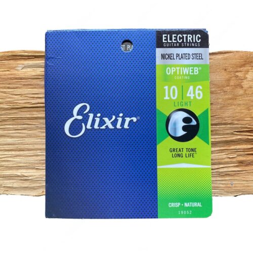 Elixir 19052 Optiweb Light - struny do gitary elektrycznej 10-46