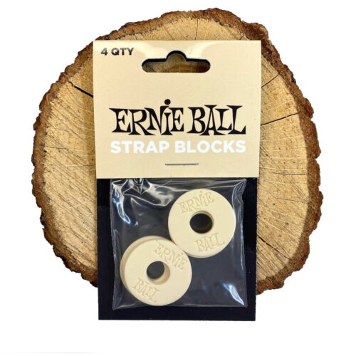 Ernie Ball Strap Blocks Cream zaczepy do paska