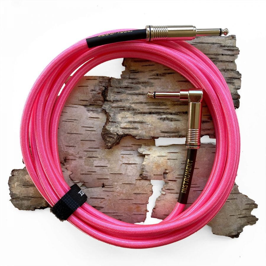 EB6078 Ernie Ball kabel instrumentalny Neon Pink