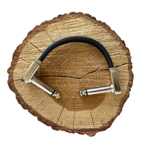 Ernie Ball Flat Ribbon czarny kabel patch  - 7.6 cm