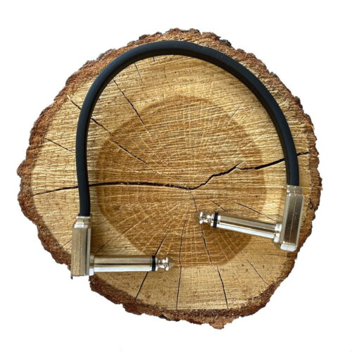 Ernie Ball Flat Ribbon czarny kabel patch - 15.2 cm