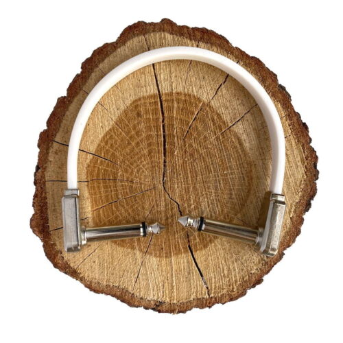 Ernie Ball Flat Ribbon biały kabel patch - 15.2 cm