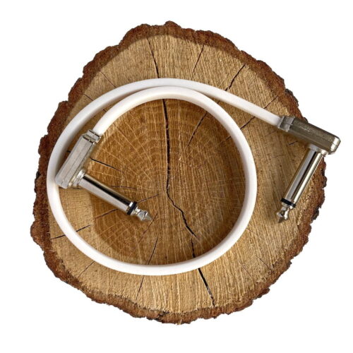 Ernie Ball Flat Ribbon biały kabel patch - 30.5 cm