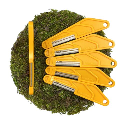 Zestaw pilników do gitary elektrycznej Music Nomad Electric Guitar Diamond Coated Nut File Set - Light Strings