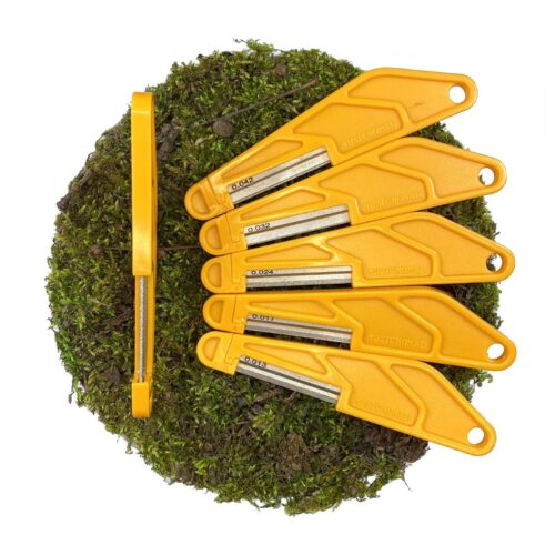 MN670 Zestaw pilników do gitary akustycznej Music Nomad "6 pc. Acoustic Guitar Diamond Coated Nut File Set - Light/Medium Strings