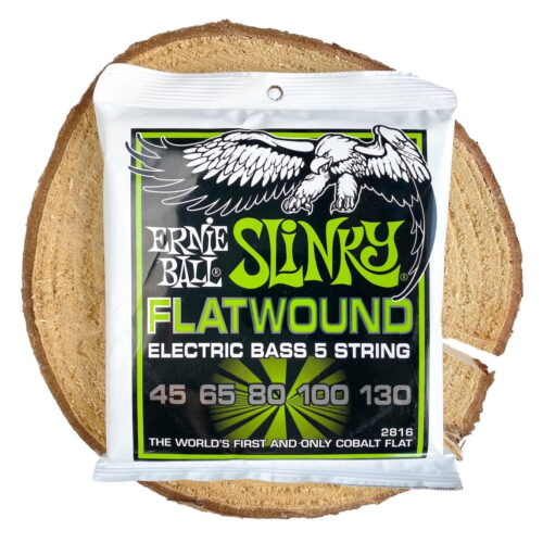 EB2816 Ernie Ball Flatwound Slinky Bass 5 (45 - 130)