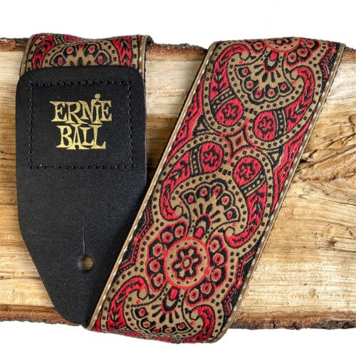 EB4162 Ernie Ball Crimson Paisley pasek do gitary