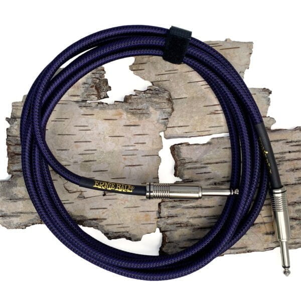 EB6393 Ernie Ball Purple Black kabel gitarowy instrumentalny 3.05 m