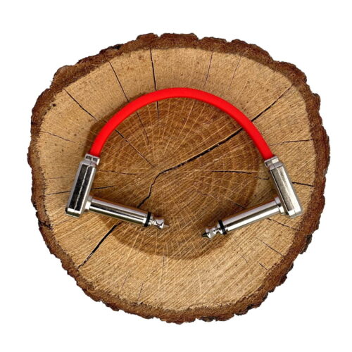 EB6406 Ernie Ball Flat Ribbon czerwony kabel patch 7.6 cm cm