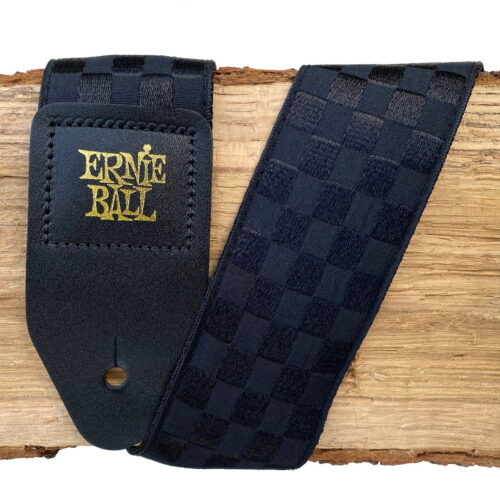 Ernie Ball Black Checkers pasek do gitary