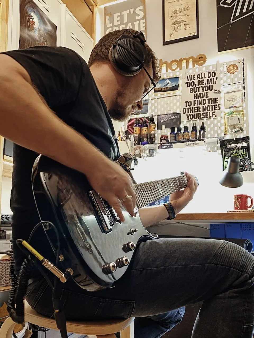 Ernie Ball Combo Cable kabel słuchawkowy i instrumentalny 5.5 m