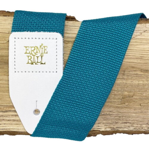 EB5349 Ernie Ball Teal and White pasek do gitary