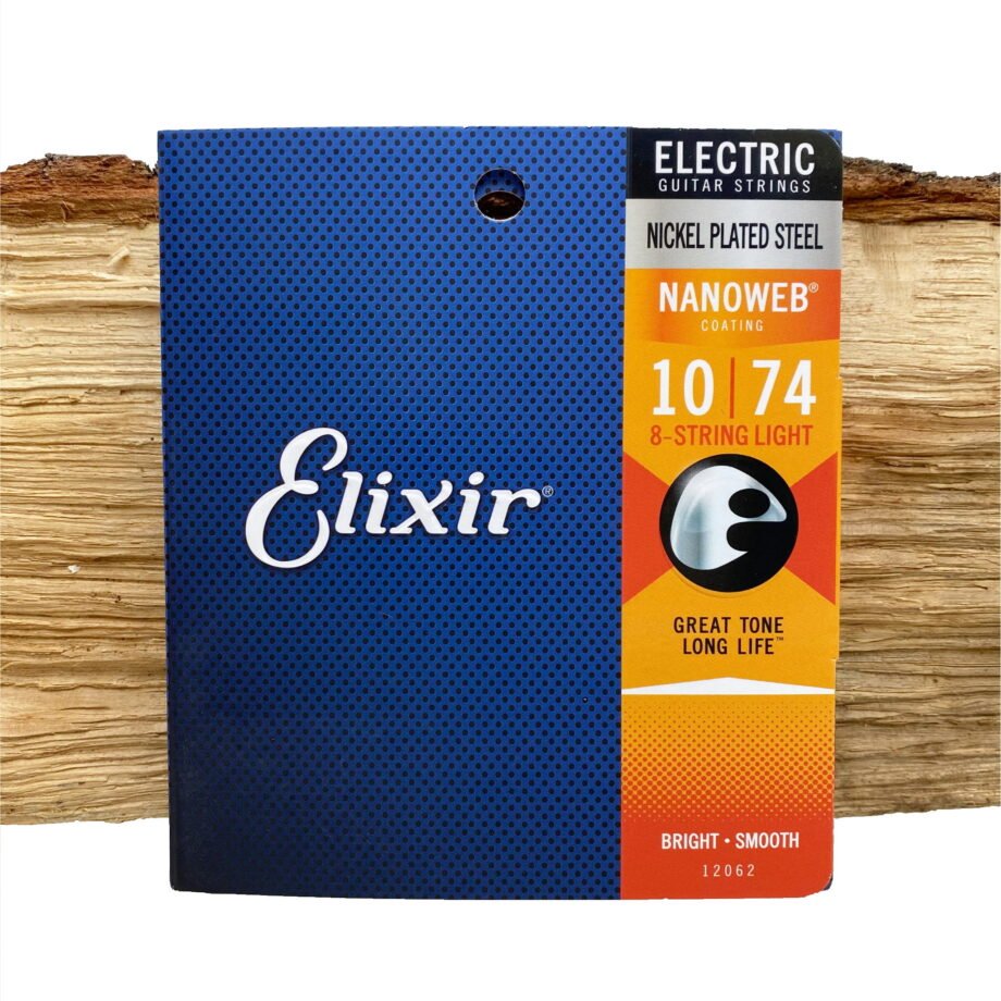 E12062 Elixir NanoWeb 10-74 8-String Light struny do gitary elektrycznej