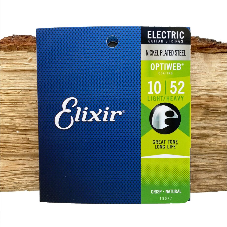 E19077 Elixir OptiWeb 10-52 Light Heavy struny do gitary elektrycznej
