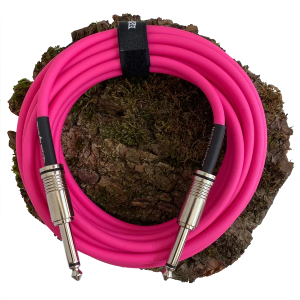 EB6418 Ernie Ball Flex Cable Pink kabel gitarowy instrumentalny 6.10 m