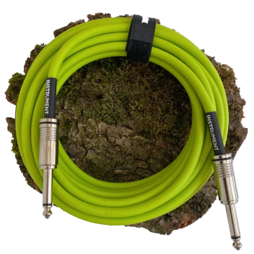 EB6419 Ernie Ball Flex Cable Green kabel gitarowy instrumentalny 6.10 m