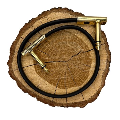 RockBoard Flat Patch Cable Gold 30 cm kabel do efektów gitarowych