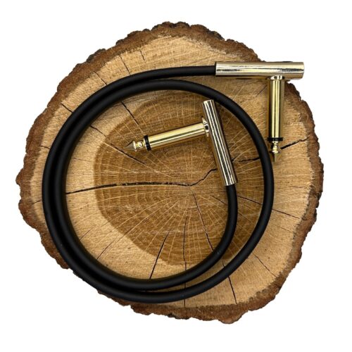 RockBoard Flat Patch Cable Gold 45 cm kabel do efektów gitarowych
