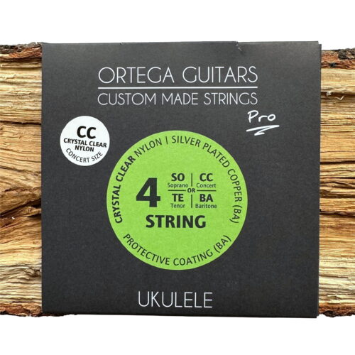 Ortega Ukulele Pro Crystal Clear Nylon Concert