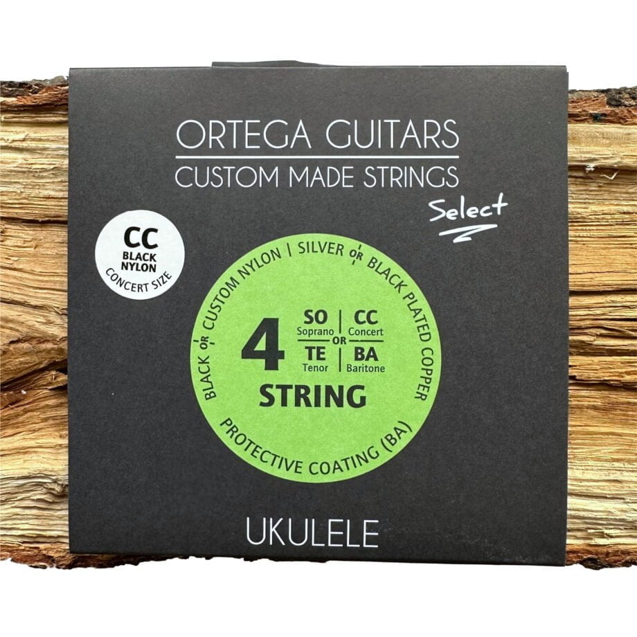 UKSBK-CC Ortega Ukulele Select Black Nylon