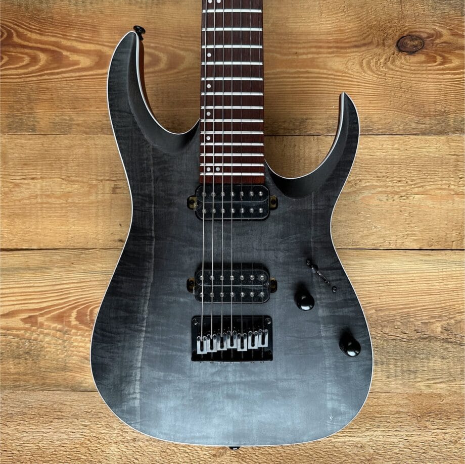 Ibanez RGA742FM-TGF Transparent Gray Flat gitara elektryczna 7-strunowa