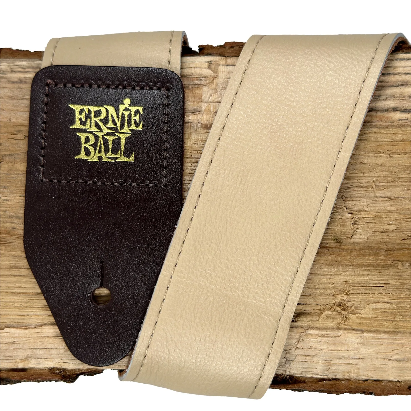 ernie ball italian leather tan skórzany pasek do gitary
