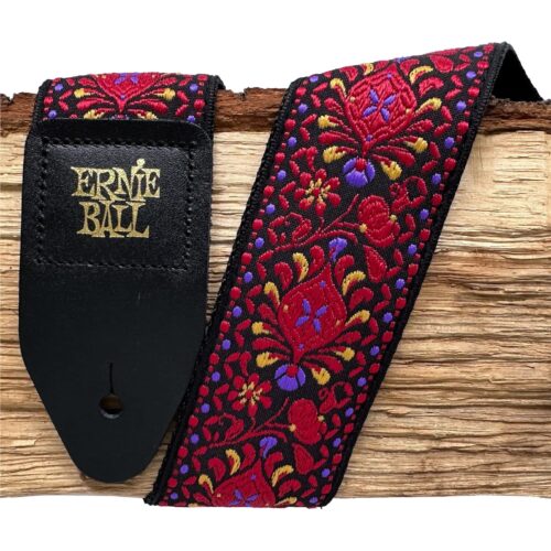 EB5369 Ernie Ball Crimson Royal Bloom pasek do gitary | M-Workshop