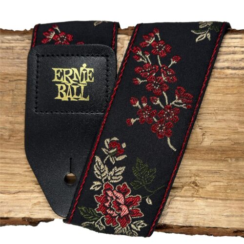 ernie ball red rose pasek do gitary
