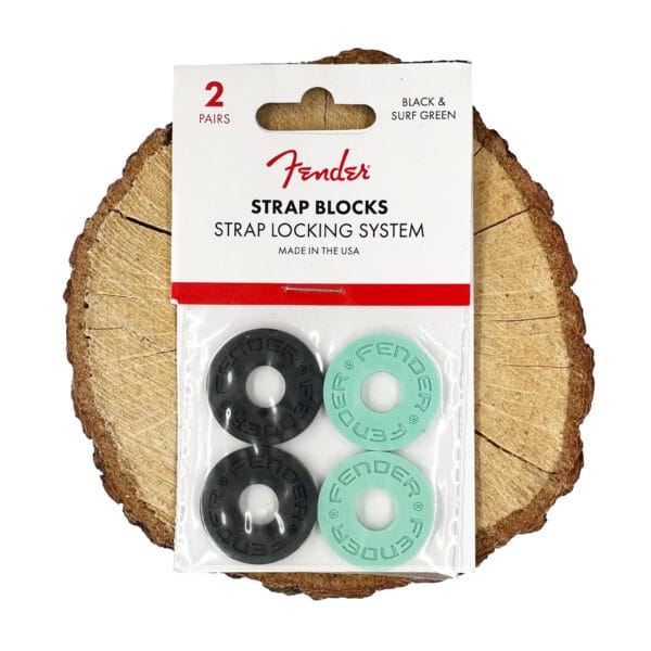 0990819020 Fender Strapblock Surf Green BK zaczepy do paska