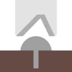 niesymetryczny, obie strony ścierne