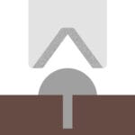 symetryczny, obie strony ścierne