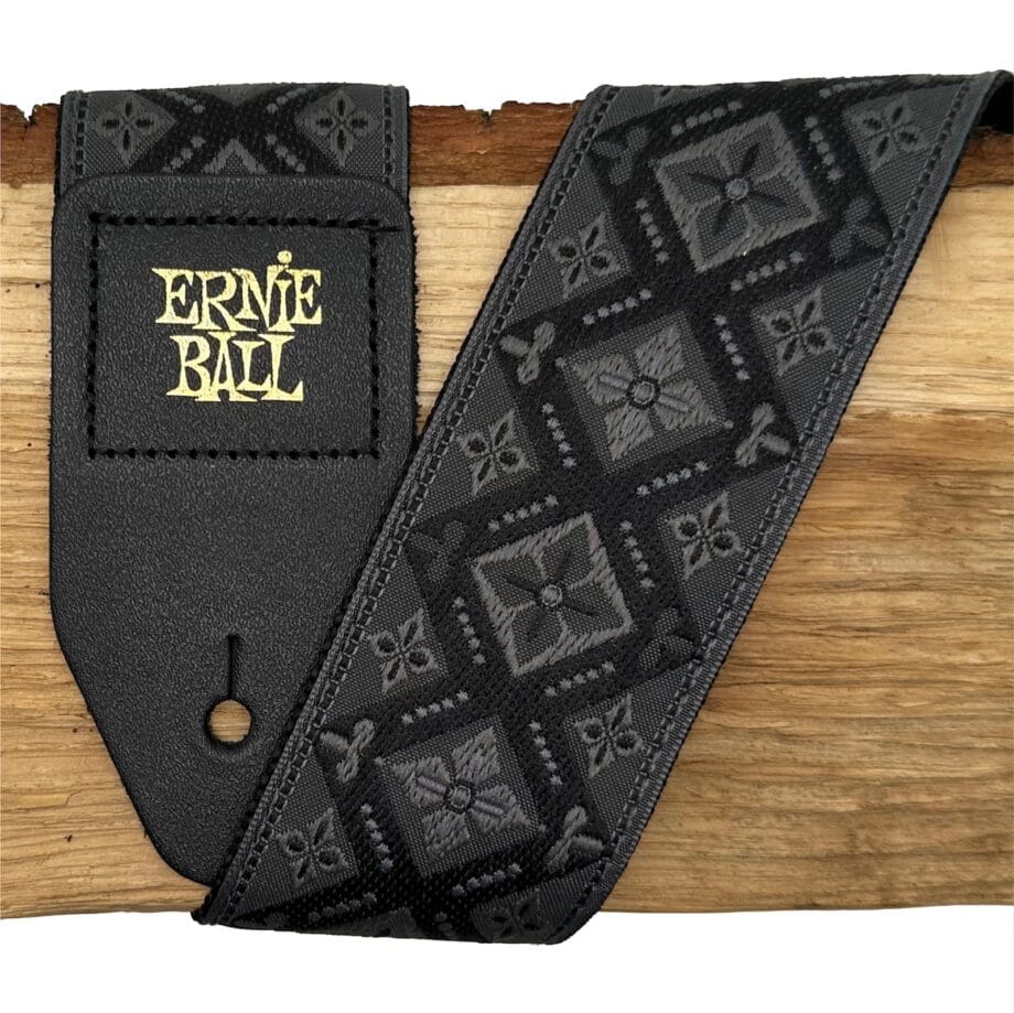 EB4093 Ernie Ball Regal Black pasek do gitary | M-Workshop