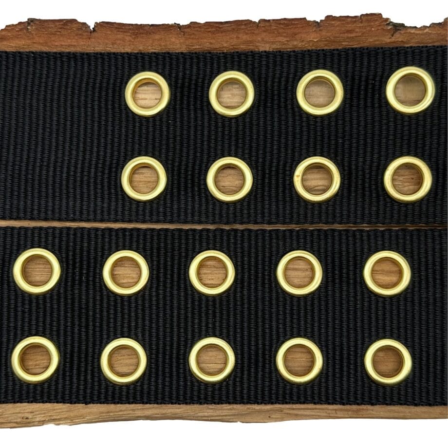 EB5398 Ernie Ball Hole Lotta Metal Gold pasek do gitary | M-Workshop
