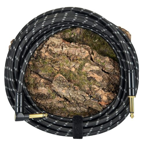 0990820079 Fender Deluxe Series Black Tweed kabel gitarowy instrumentalny 5.50 m