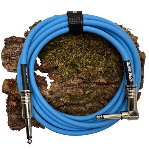 EB6464 Ernie Ball Flex Cable Blue kabel gitarowy instrumentalny 3.05 m kątowy