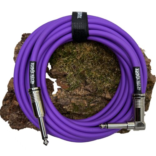 ernie ball flex cable purple kabel gitarowy / instrumentalny kątowy 6.10 m