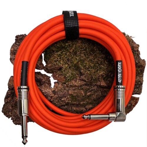 EB6467 Ernie Ball Flex Cable Orange kabel gitarowy instrumentalny 6.10 m kątowy