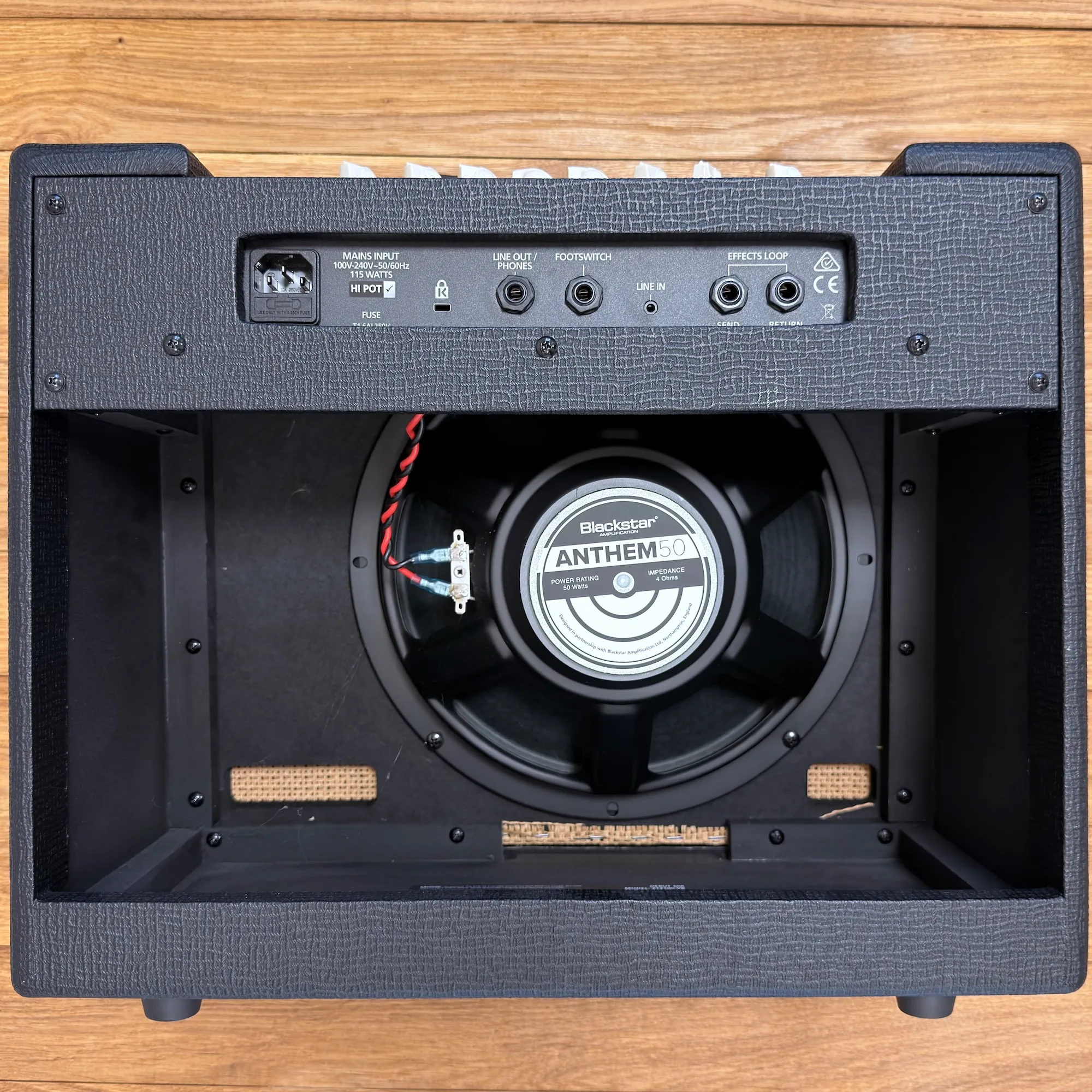 blackstar debut 50r black & biscuit combo gitarowe