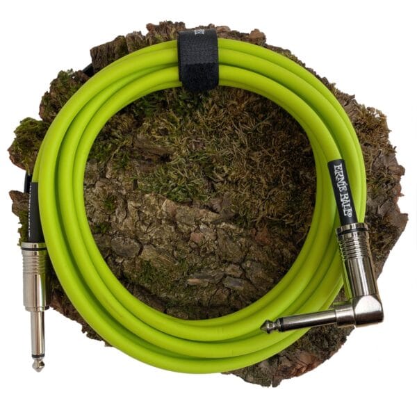 ernie ball flex cable green kabel gitarowy / instrumentalny kątowy 3.05 m
