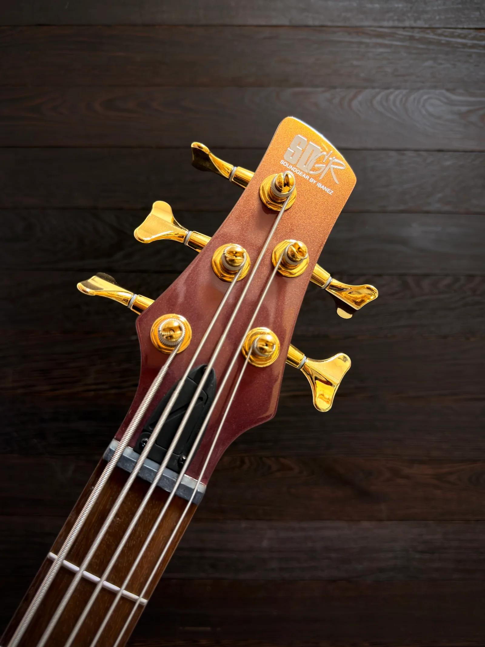 ibanez sr305edx rose gold chameleon gitara basowa 5 strunowa