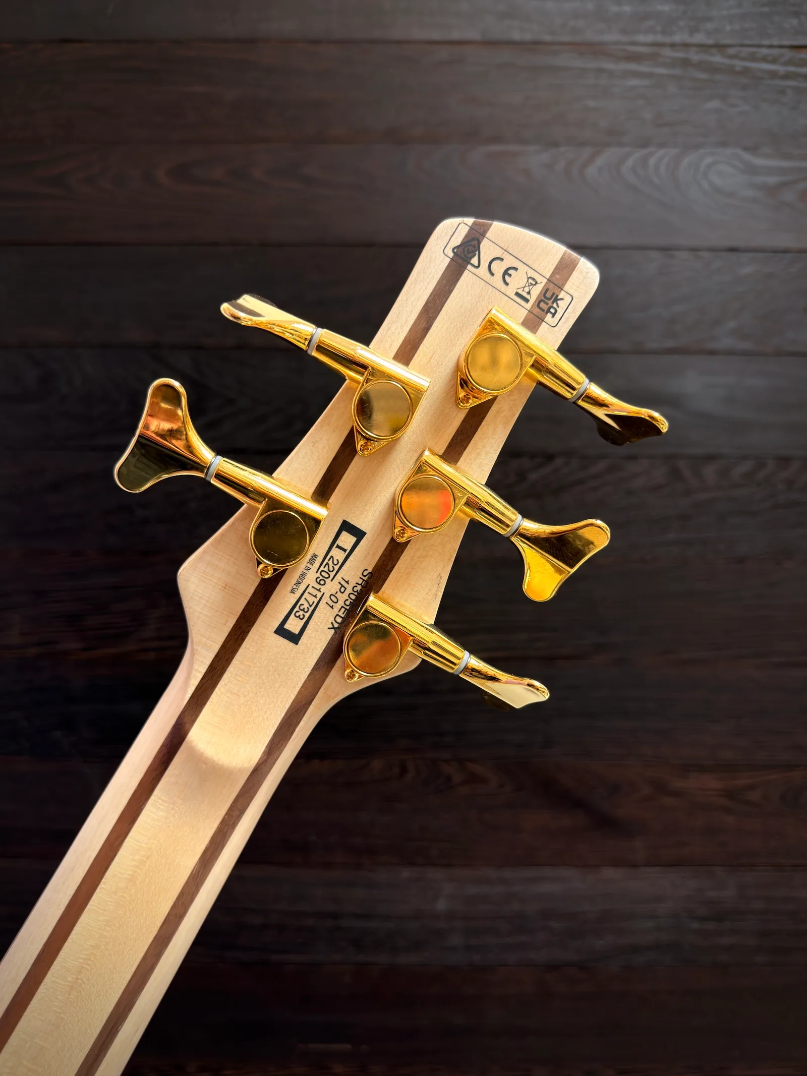 ibanez sr305edx rose gold chameleon gitara basowa 5 strunowa