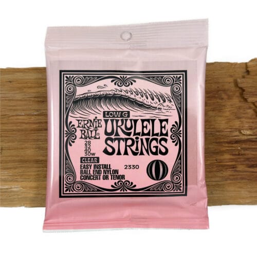 EB2327 Ernie Ball Ukulele Clear Low G