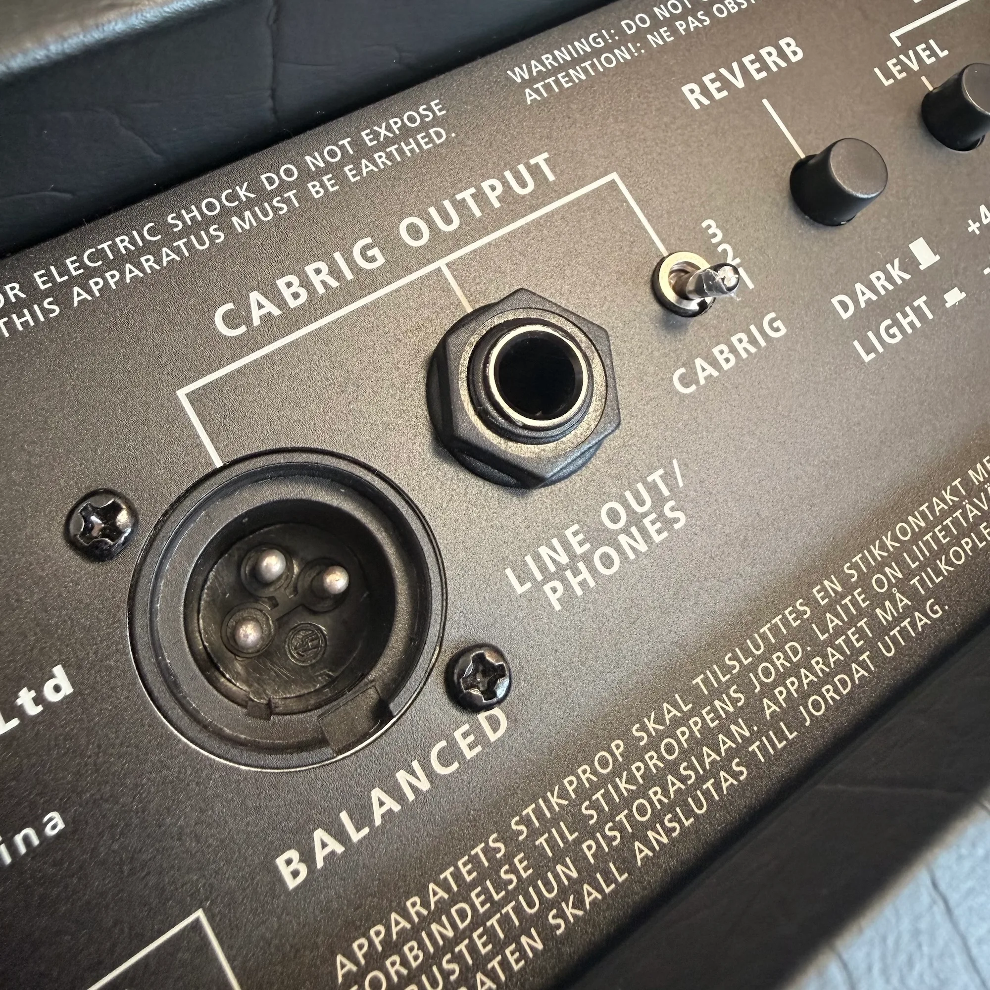 Blackstar HT MkIII lampowe combo gitarowe back panel 3