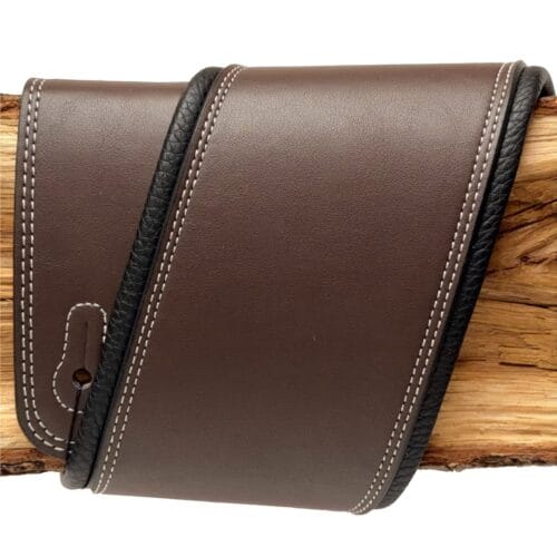 gst 294 dbr gaucho gst 294 biker series dark brown skórzany pasek gitarowy 3