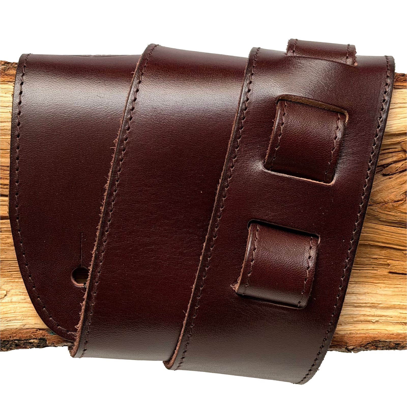 Gaucho GST-941 Cobbler Dark Brown skórzany pasek gitarowy