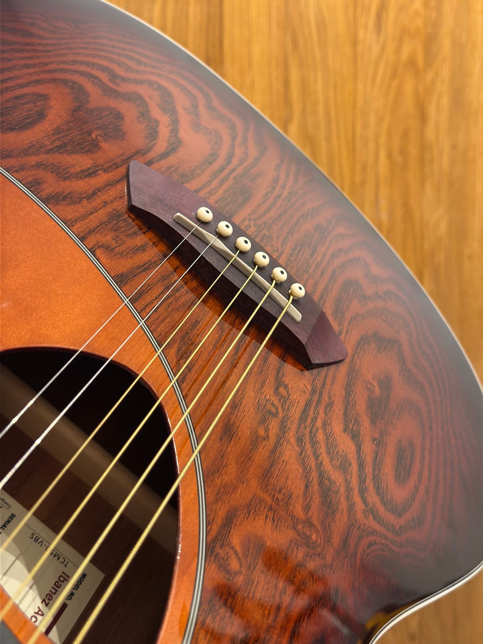 ibanez tcm50 vbs talman acoustic vintage brown sunburst gitara elektroakustyczna m workshop 6